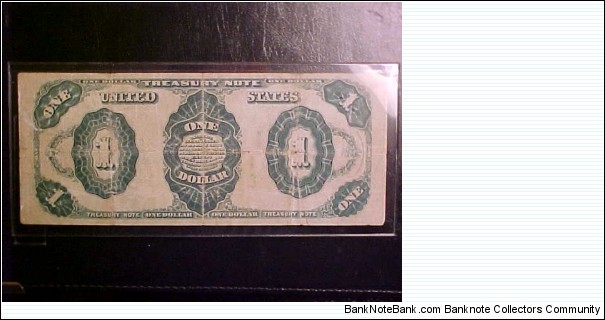 Banknote from USA year 1891