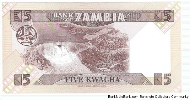 Banknote from Zambia year 1984