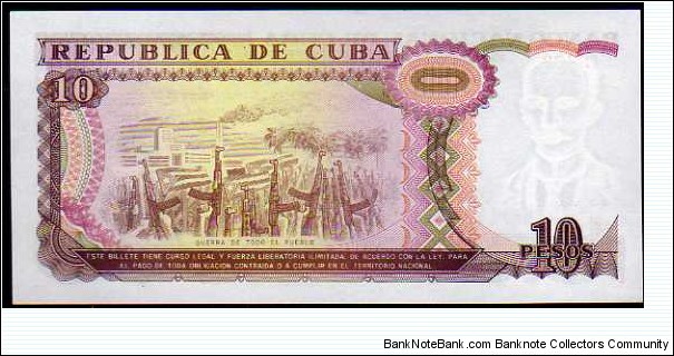 Banknote from Cuba year 1991