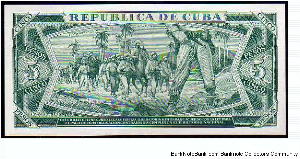 Banknote from Cuba year 1987