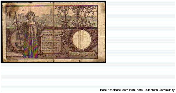Banknote from Italy year 1904
