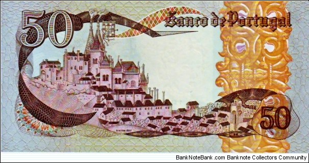 Banknote from Portugal year 1980