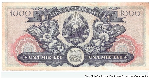 Banknote from Romania year 1948