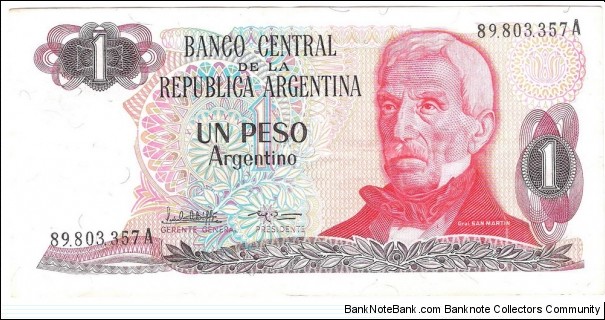 1 Peso Banknote