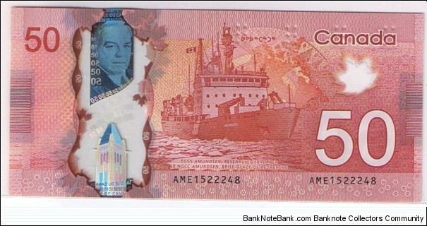 Banknote from Canada year 2012