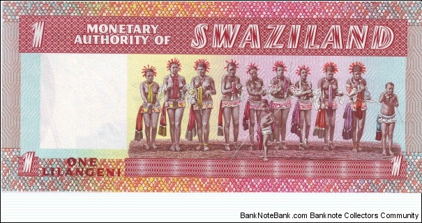 Banknote from Swaziland year 1974