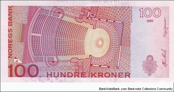 Banknote from Norway year 1995