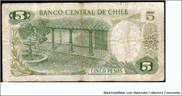 Banknote from Chile year 1975