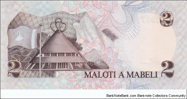 Banknote from Lesotho year 1981