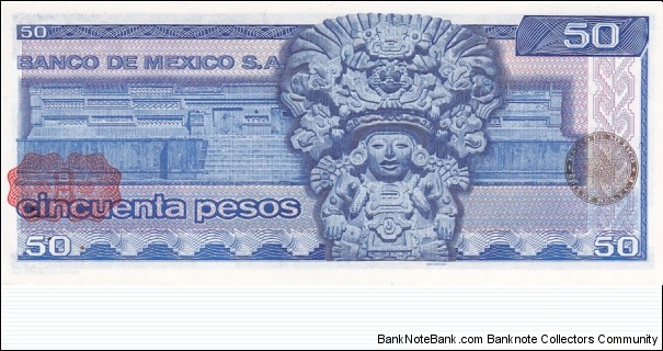 Banknote from Mexico year 1973