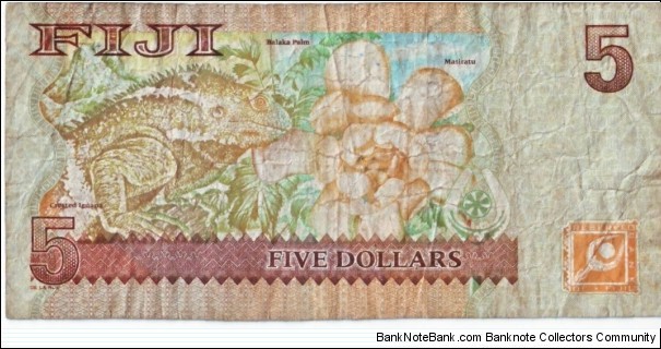 Banknote from Fiji year 2007