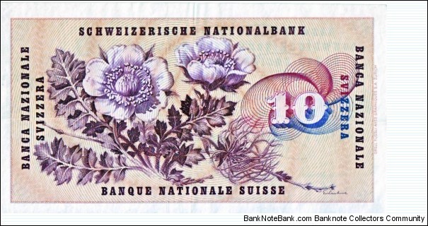 Banknote from Switzerland year 1968