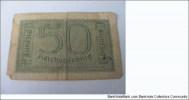 Banknote from Germany year 1939