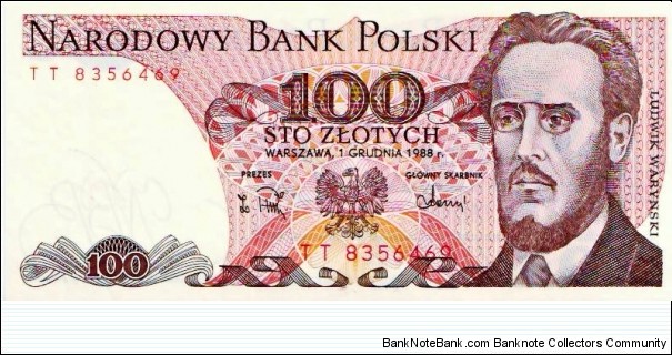 100 Zlotych Banknote