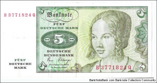 5 Mark
(West Germany) 	 Banknote