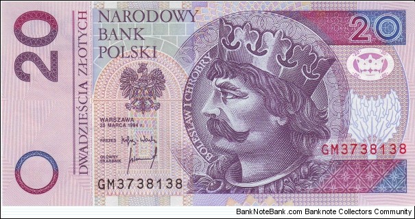  20 Zlotych Banknote