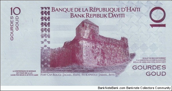 Banknote from Haiti year 2010