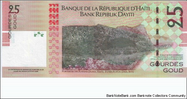 Banknote from Haiti year 2010