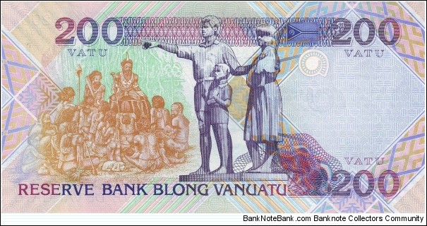 Banknote from Vanuatu year 2007