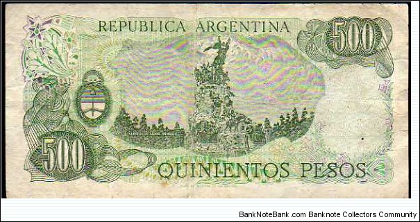 Banknote from Argentina year 1982