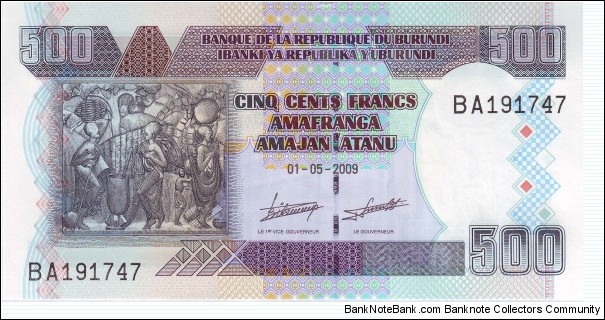  500 Francs Banknote