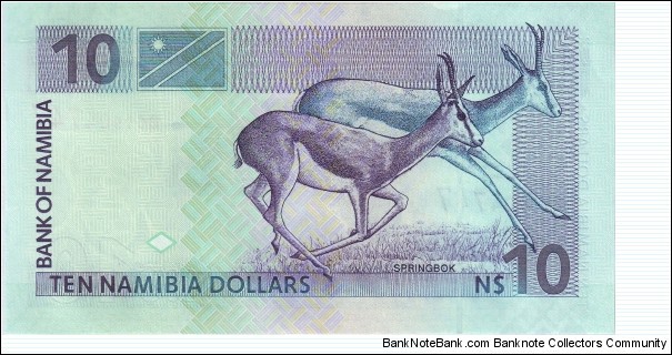 Banknote from Namibia year 2001