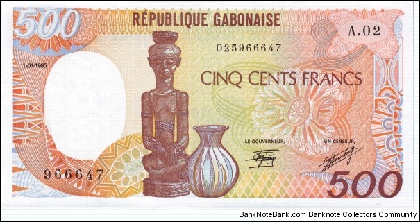  500 Francs Banknote