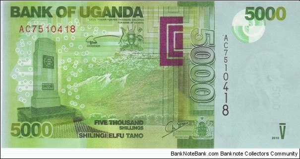  5000 Shillings Banknote