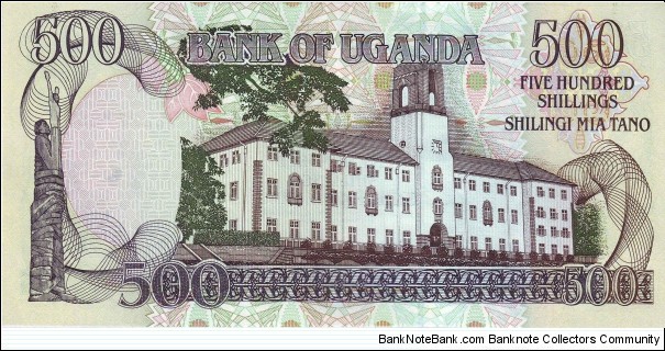 Banknote from Uganda year 1998