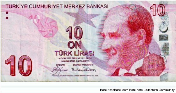 10 Lira Banknote