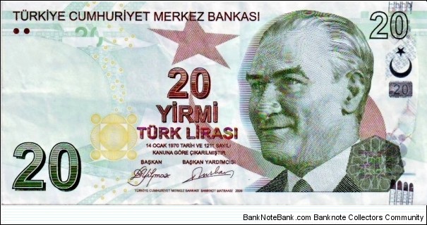 20 Lira Banknote