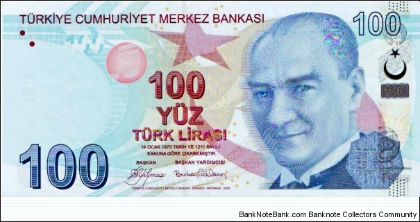 100 Lira Banknote