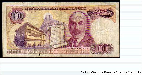 Banknote from Turkey year 1984
