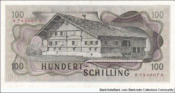 Banknote from Austria year 1969