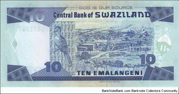 Banknote from Swaziland year 2006