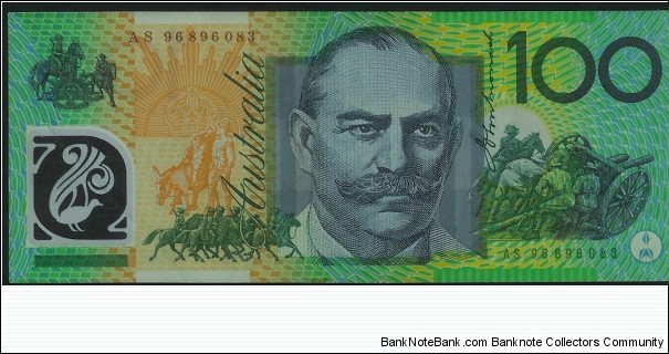 1997 $100 polymer note AS96 First Prefix Test Note SCARCE in EF Banknote