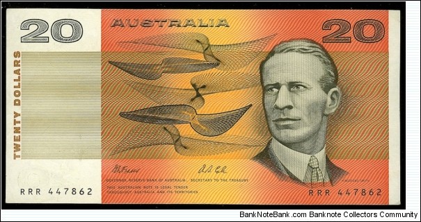 1991 $20 note. Solid Prefix RRR. Banknote