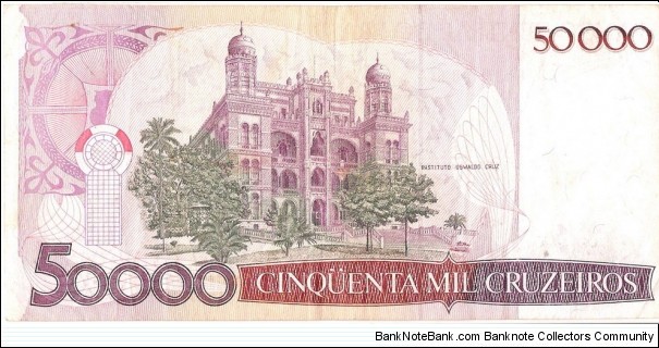 Banknote from Brazil year 1986