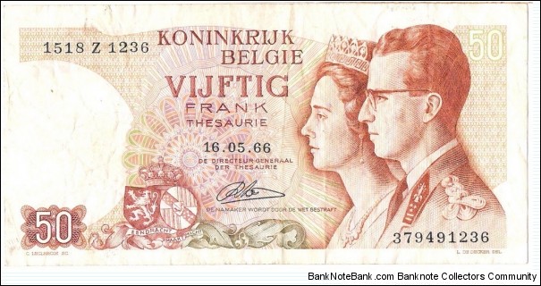 50 Francs/Frank(1966) Banknote