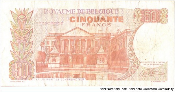 Banknote from Belgium year 1966