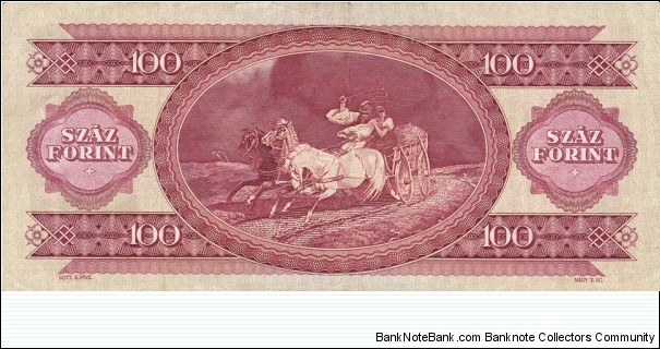 Banknote from Hungary year 1984