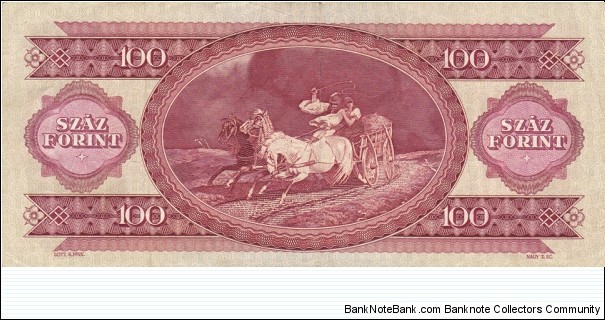 Banknote from Hungary year 1984