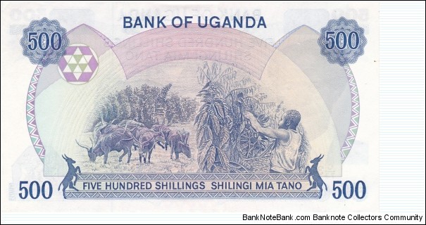 Banknote from Uganda year 1983