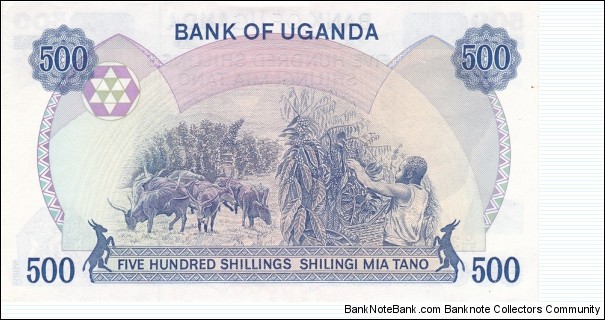 Banknote from Uganda year 1983