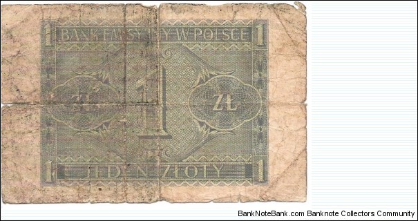 Banknote from Poland year 1940