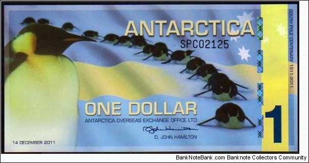 *ANTARTICA*__1 Dollar__pk# NL__14.12.2011__Commemorative 