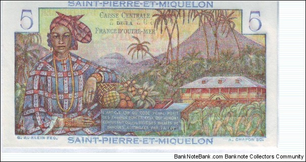 Banknote from France year 1960