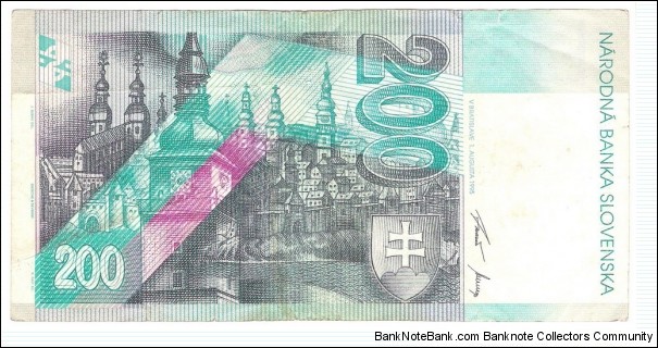 Banknote from Slovakia year 1995