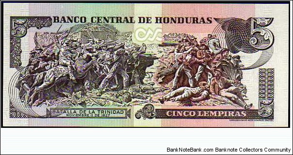 Banknote from Honduras year 2004