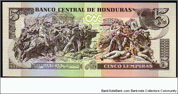 Banknote from Honduras year 2006